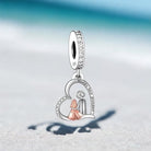 Grandma Charm - Sterling Silver & Rose Gold Charm For Bracelet